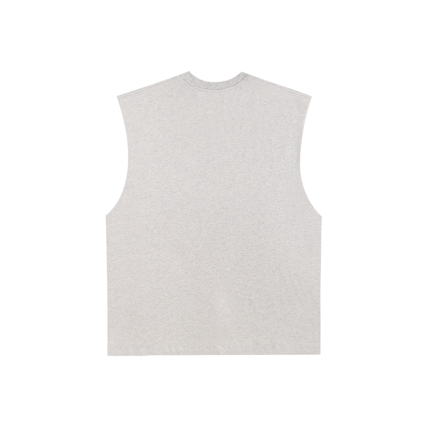 Raw Edge Cotton Tank Top - Image 6