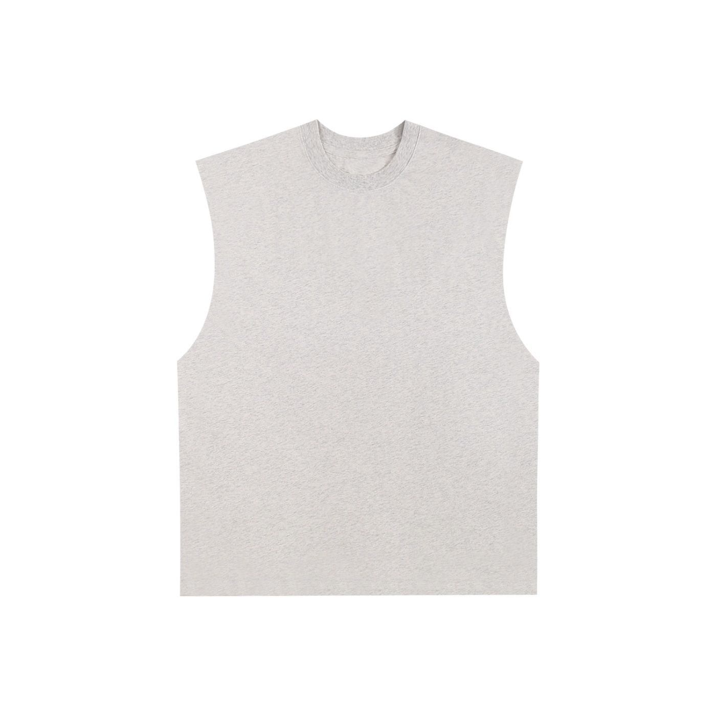 Raw Edge Cotton Tank Top - Image 5