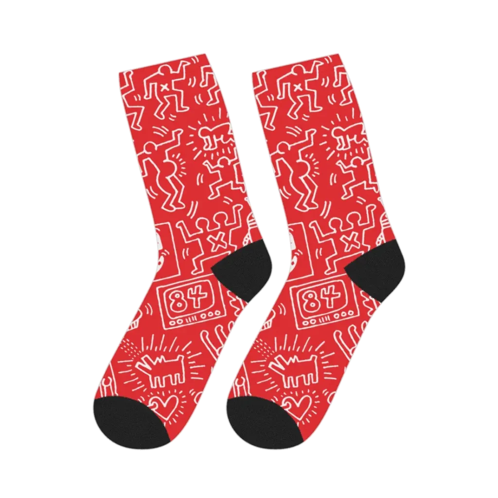 Pattern Panel, Icon Series Street Art Socks