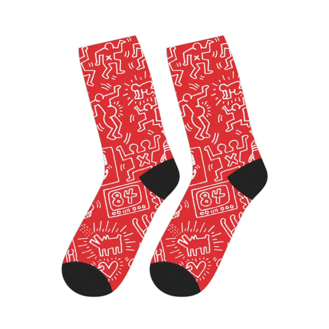 Pattern Panel, Icon Series Street Art Socks