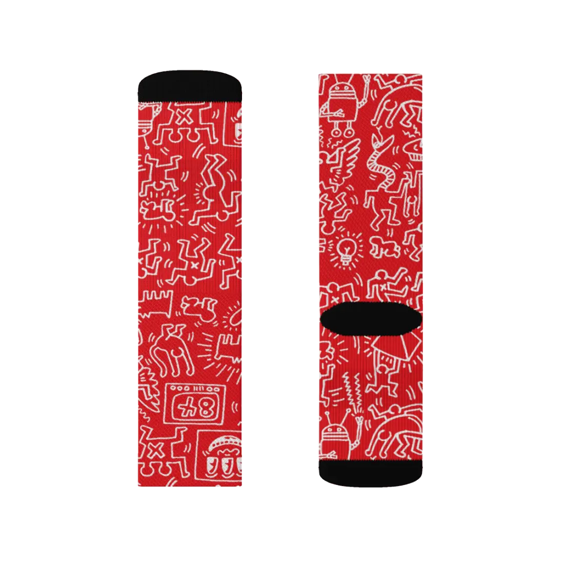 Pattern Panel, Icon Series Street Art Socks - Image 3