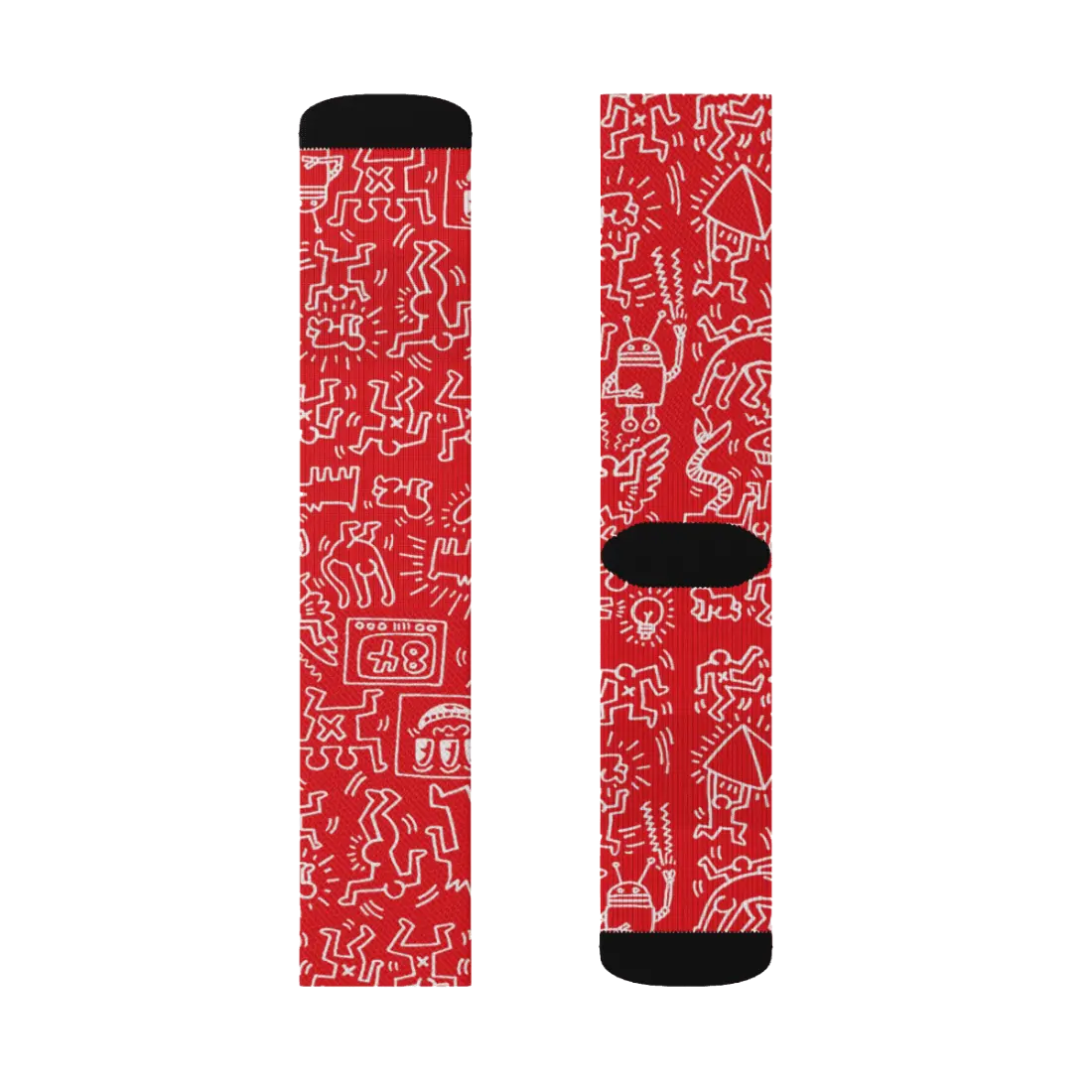 Pattern Panel, Icon Series Street Art Socks - Image 5