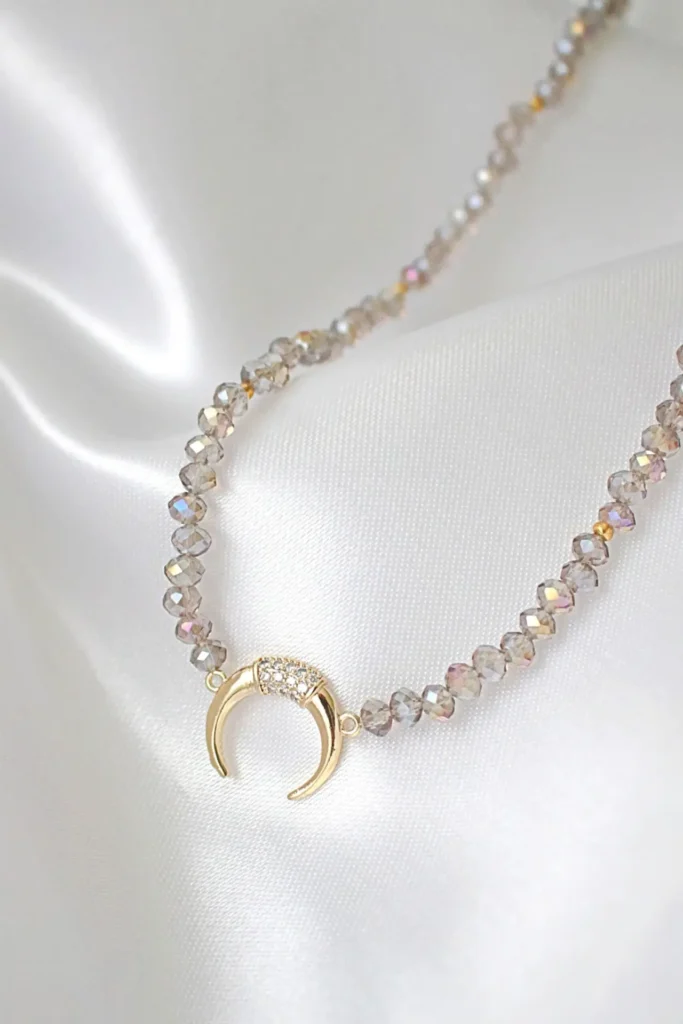 "Mermaid Spell" | 18K Chrome Austrian Crystals Choker