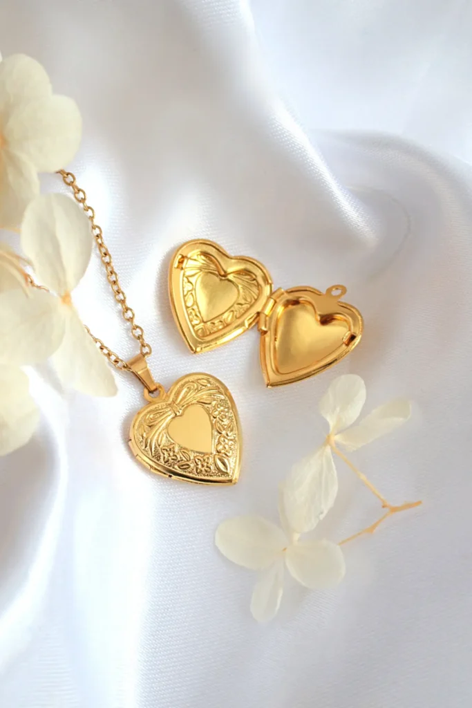 "Cherie" | 18K Heart Locket Necklace
