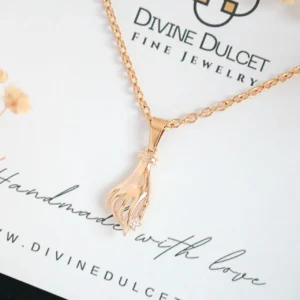 "Magic Hand" | 24K CZ Hand Pendant Necklace
