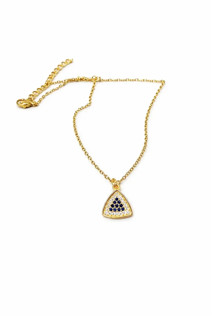 Stainless Steel Triangle Necklace for Women