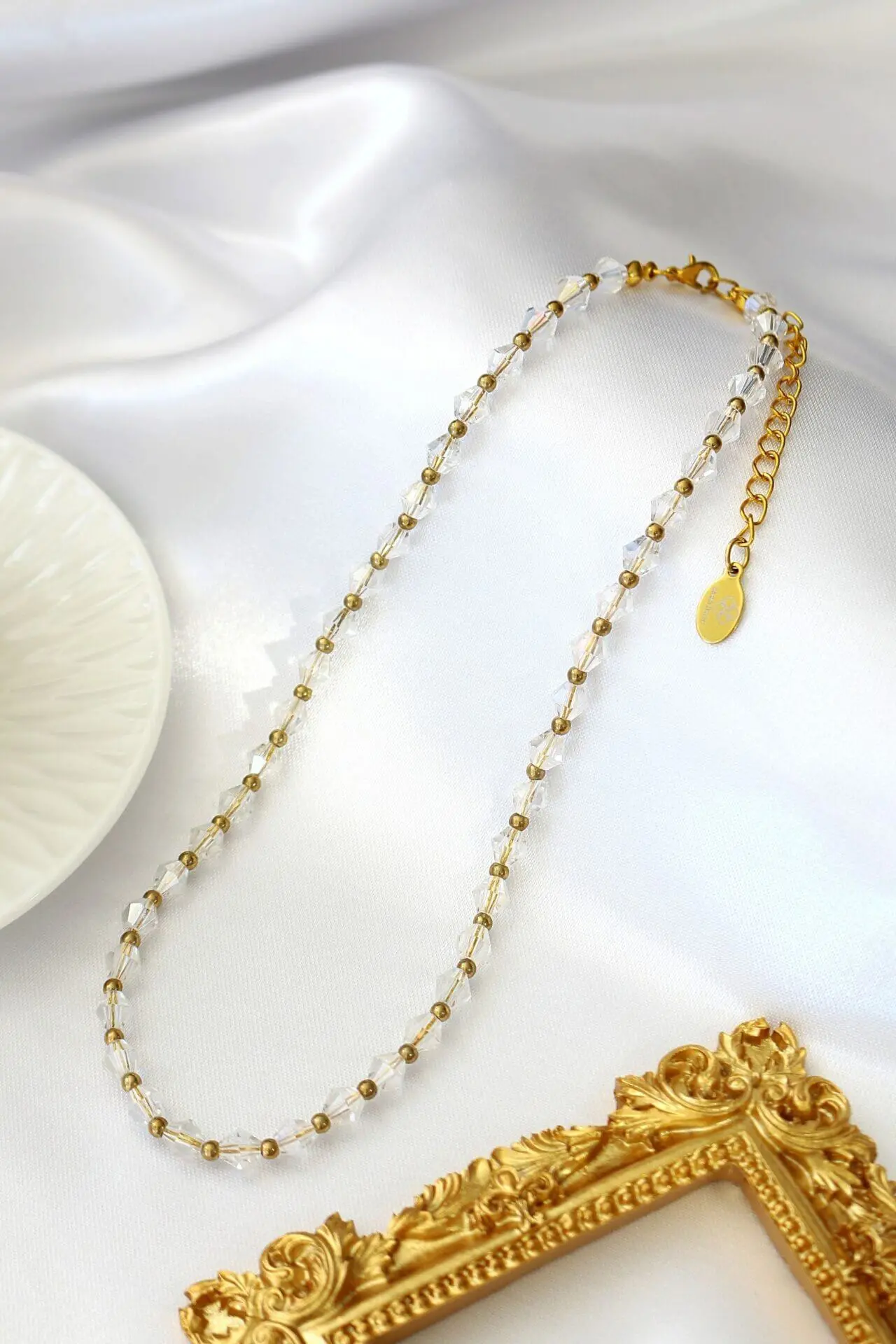 "Angelic" | 24K Clear Austrian Crystals Choker