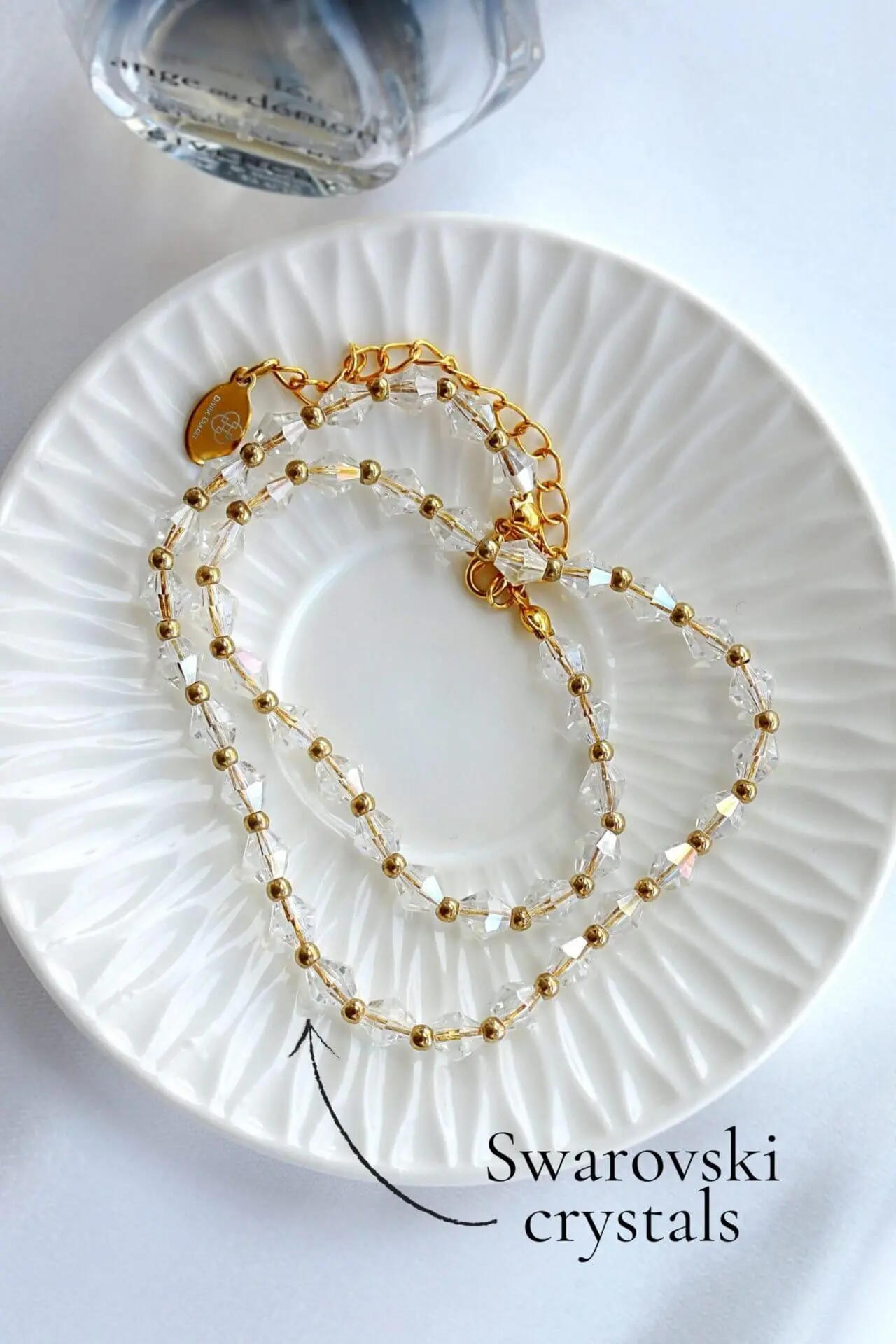 "Angelic" | 24K Clear Austrian Crystals Choker - Image 5