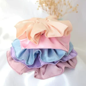 "Babe Colors" | Handmade Silk Scrunchies Set
