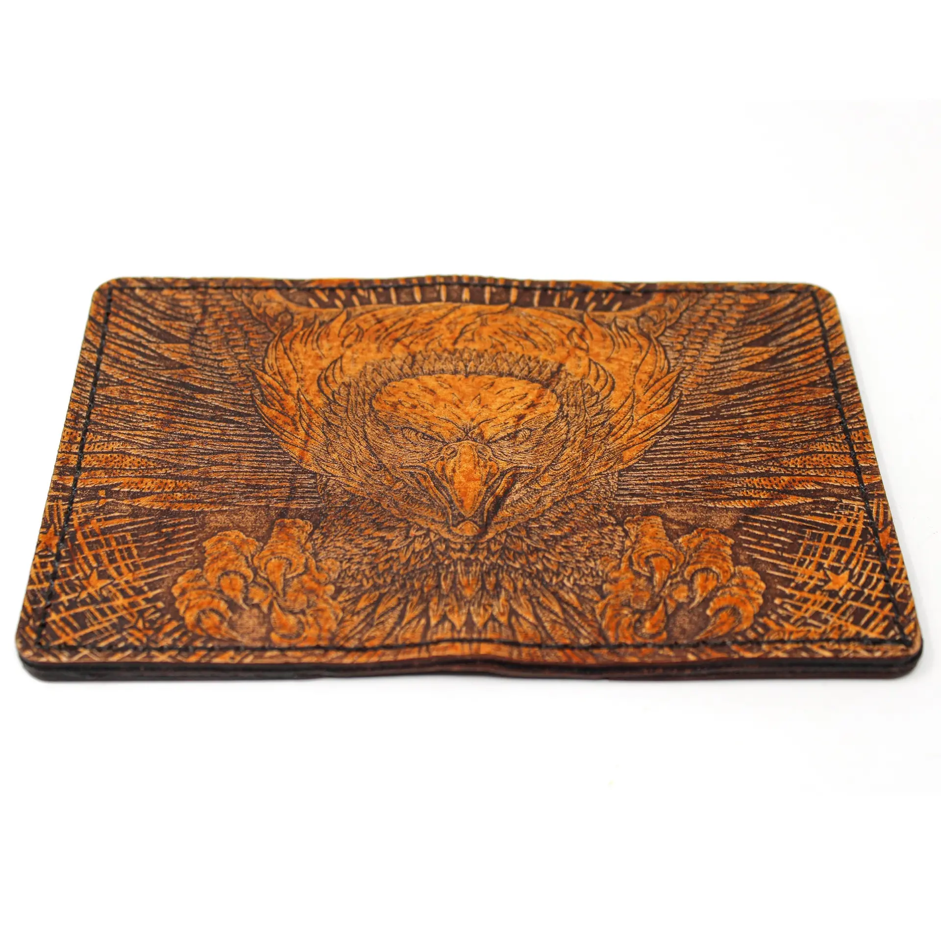 Leather Original Mens Wallet - Diving Eagle - Image 2
