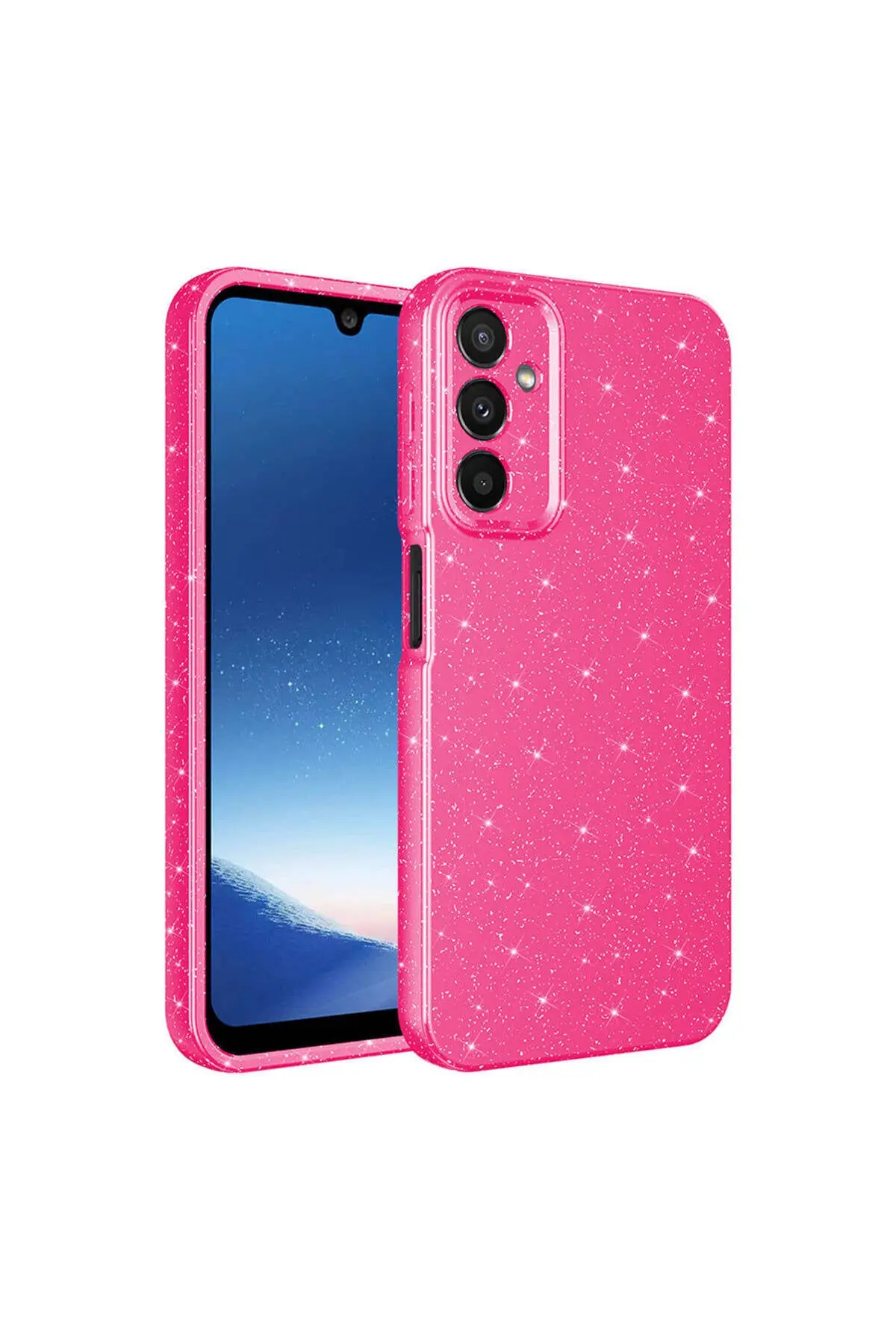 Samsung Galaxy A15 Case with Camera Protection, Glittery Cotton Cover - Image 5