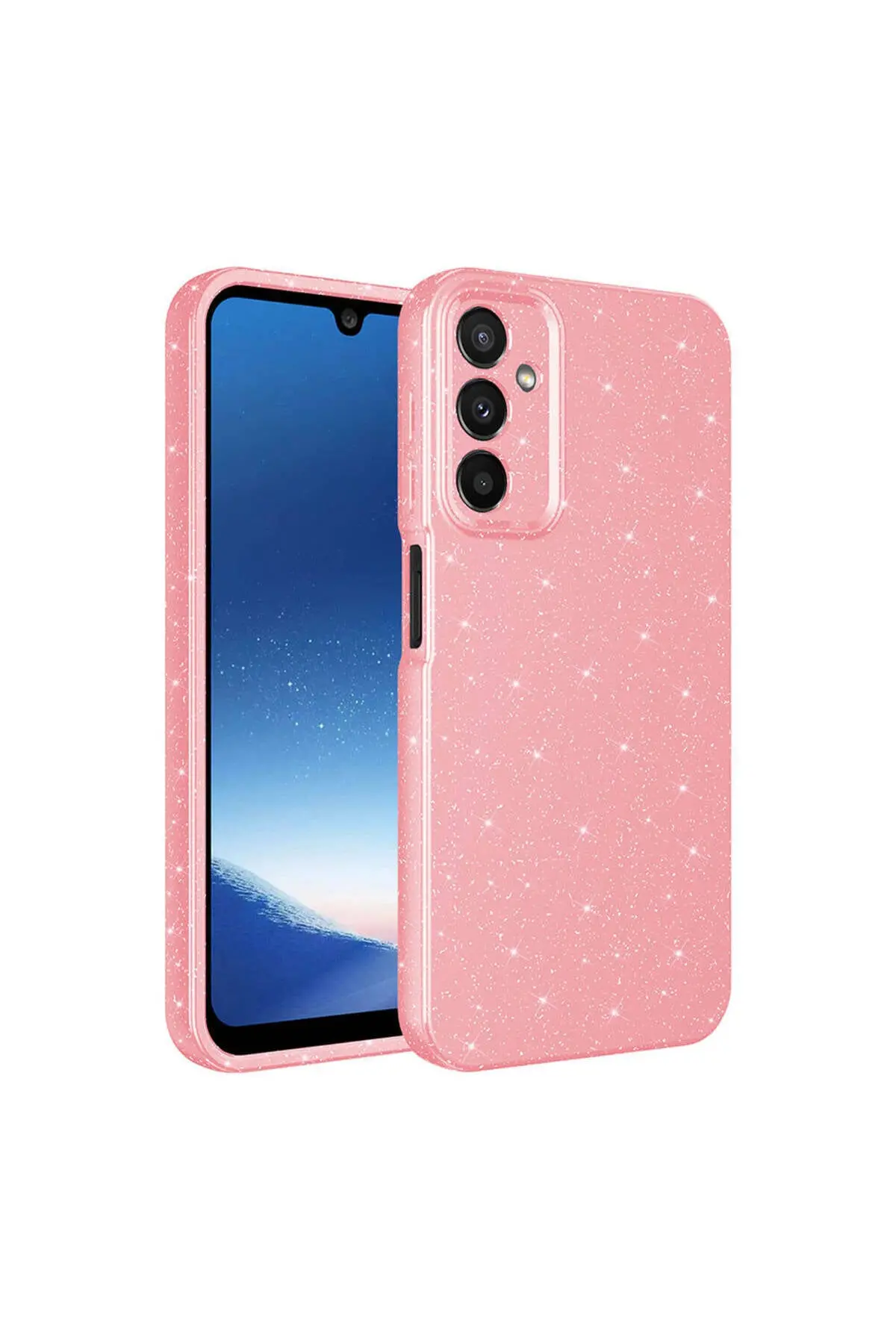 Samsung Galaxy A15 Case with Camera Protection, Glittery Cotton Cover - Image 2