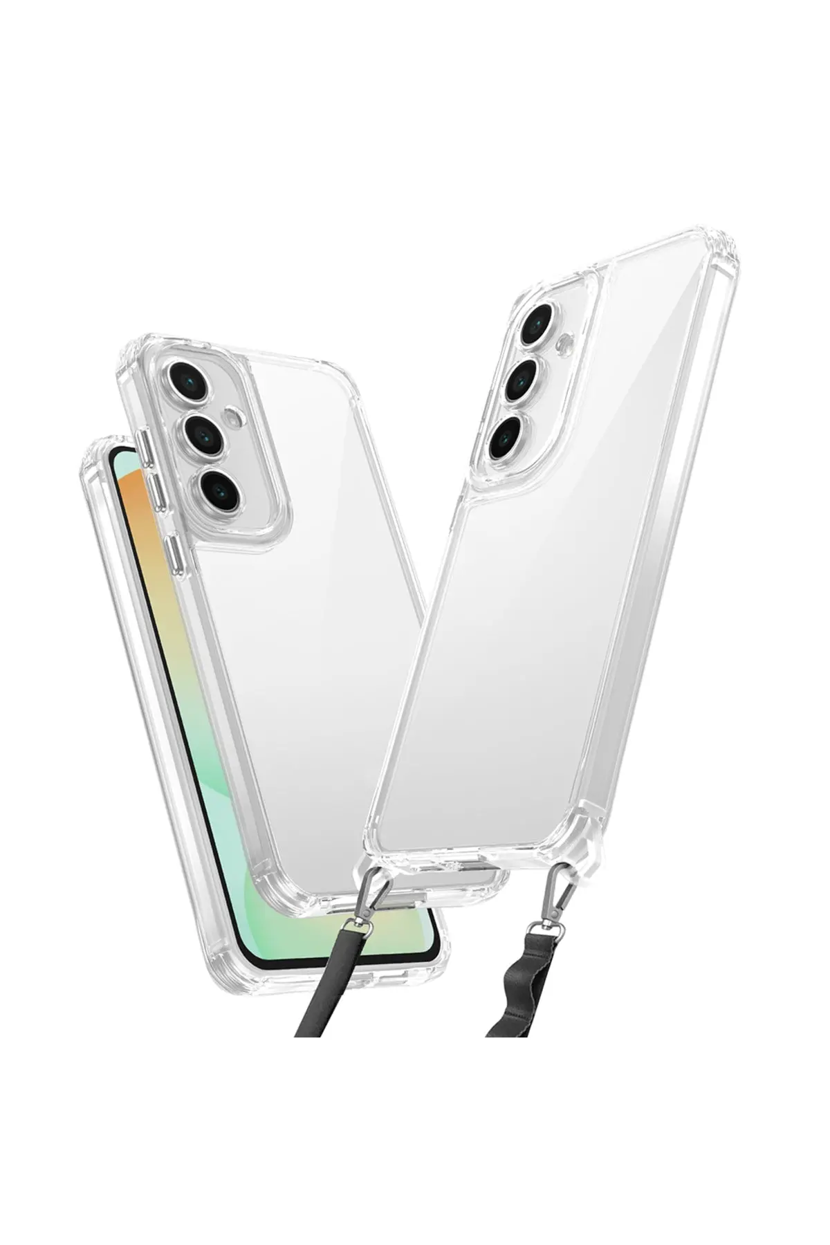 Samsung Galaxy A25 Case, Corner-Resistant Snap Neck Strap Case