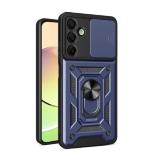 Samsung Galaxy A26 Case with Camera Protector and Ring Holder - Leopard Tank Cover