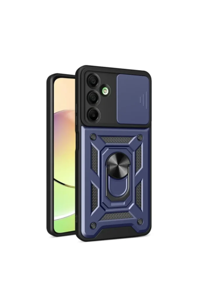 Samsung Galaxy A26 Case with Camera Protector and Ring Holder - Leopard Tank Cover