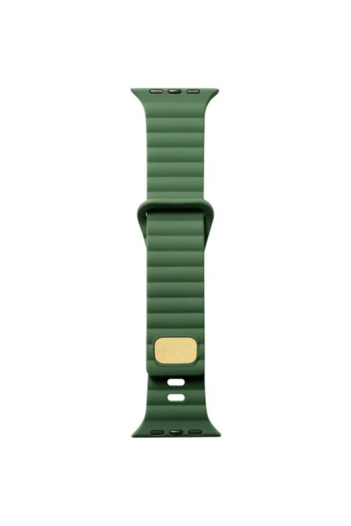 Apple Watch SE 40 mm Strap Silicone Metal Buckle Adjustable KRD73 Gray