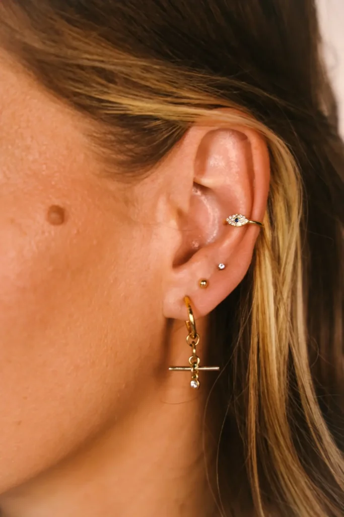 Ear Cuff Evil Eye