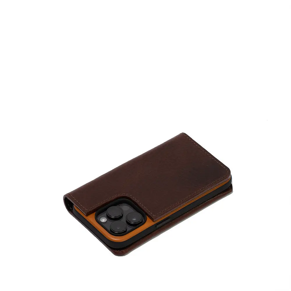 Leather Folio Case Wallet for iPhone 15 Series with MagSafe - The Minimalist 1.0 - Image 4