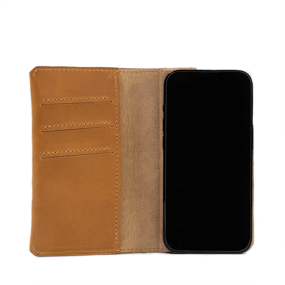 Leather Folio Case Wallet for iPhone 15 Series with MagSafe - The Minimalist 1.0 - Image 9