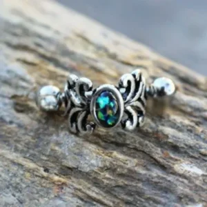 316L Stainless Steel Medieval Design Vine Cartilage Cuff Earring