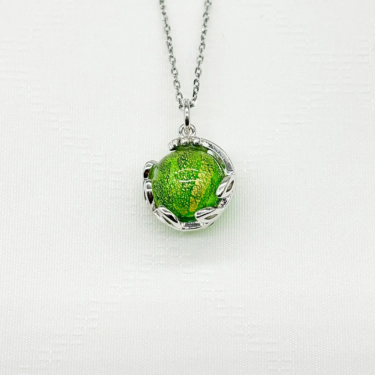Planet Murano Aroma Necklace - Aurum Verdant | Energy & Healing | Diffuse on the go