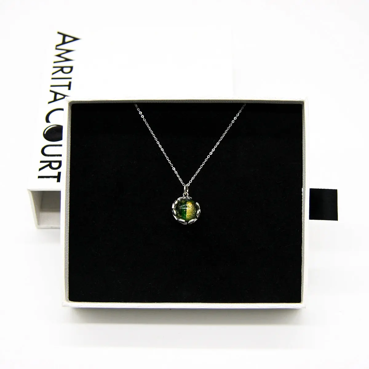 Planet Murano Aroma Necklace - Aurum Verdant | Energy & Healing | Diffuse on the go - Image 6