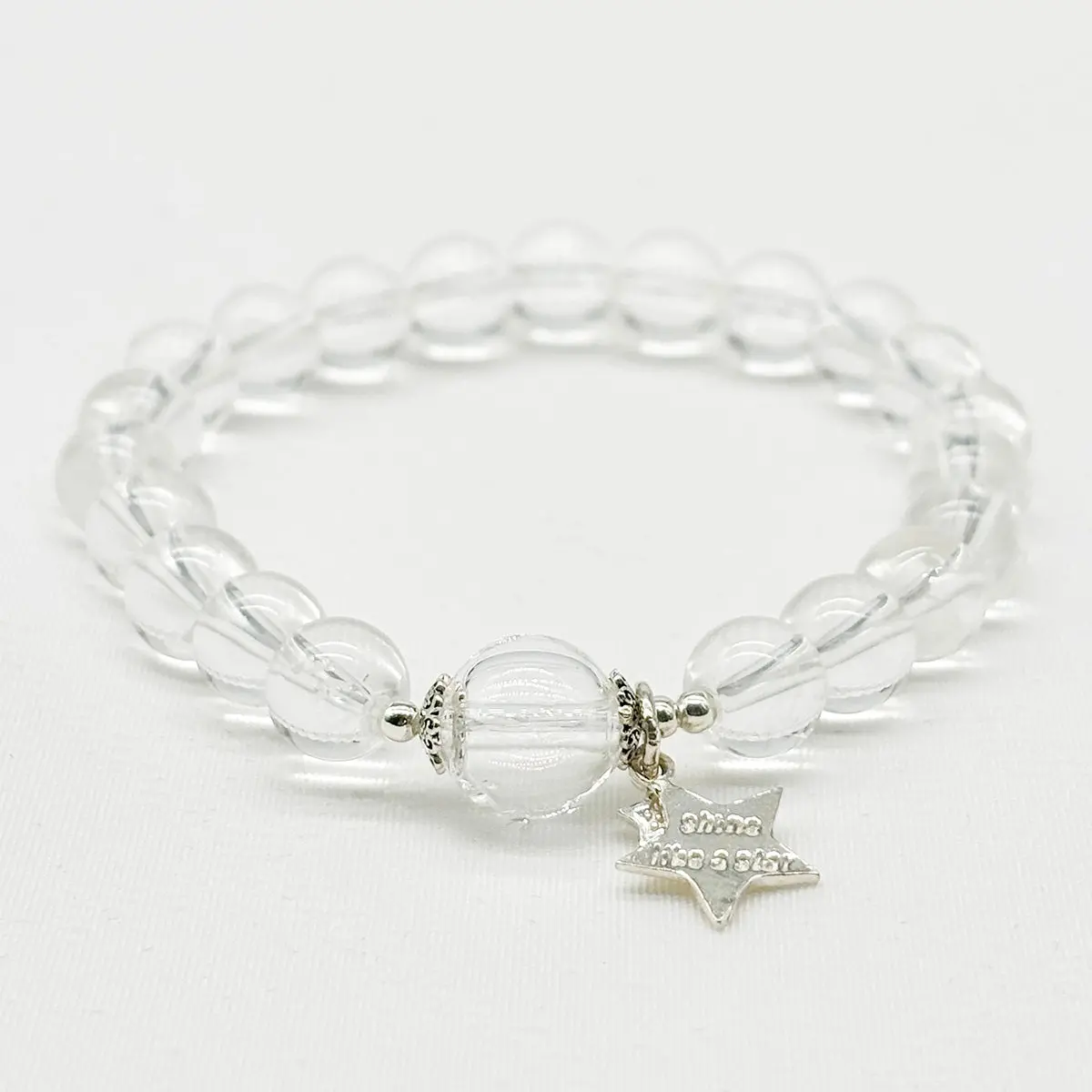 Sterling Silver Crystal Aroma Bracelet - Clear Quartz | Energy & Healing | Diffuser Jewellery | Gift for her - Image 5