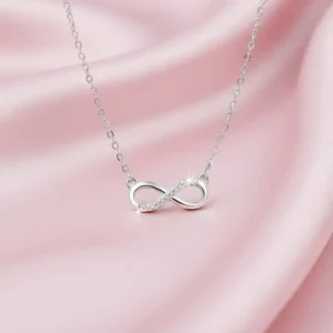 Crystal Infinity Pendant Necklace