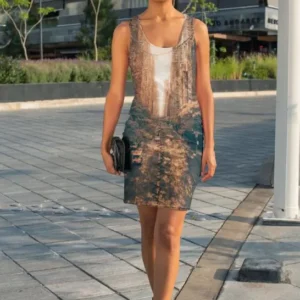 Tainted Sublimation Cut & Sew Dress