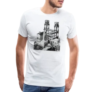 MC Escher Waterfall Illusion t-shirt